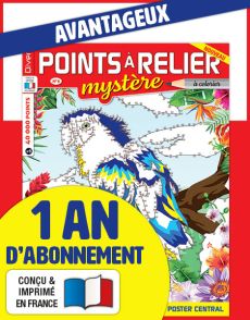 Offre d'abonnement 1 AN à la revue Points à Relier Mystère