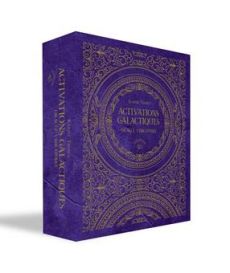 Coffret Activations galactiques – Oracle vibratoire de Karine Troncy, 33 cartes illustrées et livret explicatif pour éveiller sa lumière intérieure.