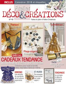Magazine Atelier déco et créations numéro n°40
