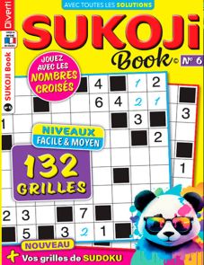 Sukoji Book n°6 - Niveaux facile et moyen - couverture