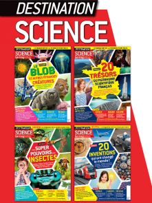 Collection 2019 complète DESTINATION SCIENCE : 4 numéros collectors