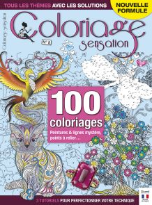 Livre de coloriage points a relier et peintures mystere