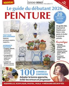 Découvrez le numéro spécial Peinture des Éditions du Chevalet : aquarelle, pastel, acrylique, huile… toutes les techniques pour progresser ! Achat magazine sur Divertistore