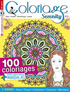 Coloriage Serenity 05 - 100 coloriages + votre cahier spécial Mandalas