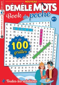 Démêle Mots Book de poche n°1 achat revue Diverti Editions mots mêlés pêle mêle