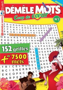 Démêle Mots Coup de cœur 3 - Thèmes météo, magie, maison, mythologie, Espagne, musique 