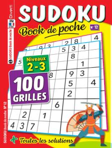 Sudoku Book de poche numéro 13 - Niveaux 2-3