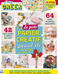 Le guide PAPIER CRÉATIF spécial été + 64 pages de papiers détachables Diverti Editions