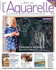 Le magazine L'Art de l'Aquarelle n°48 - Inspirations artistiques Diverti Editions Janine Gallizia