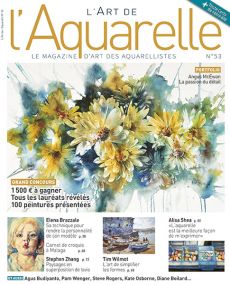 magazine L'Art de l'Aquarelle n°53 Paysage, nature morte, portrait, rencontres