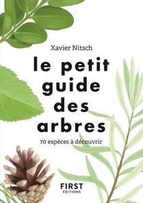 Double page intérieure du livre consacrée à l'arbre de Judée. Elle présente les caractéristiques de l'espèce accompagnées d'illustrations de son branchage fleuri, de sa feuille et de sa gousse.