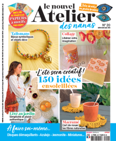 Le nouvel atelier des nanas - l'été sera créatif - 150 idées ensoleillées - couverture