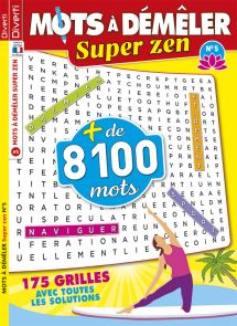 La revue Mots à Démêler Super Zen n°4 Diverti Editions achat magazines
