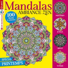 Mandalas Ambiance Zen 13 - 100 motifs à colorier - Diverti Editions