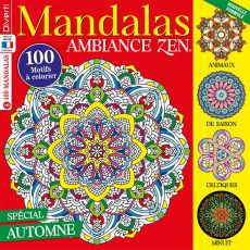 Rentrée Zen avec ce nouveau numéro de Mandalas Ambiance Zen autour de l'automne - Achat magazine Divertistore