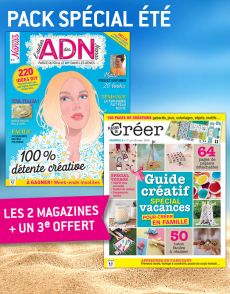 Pack SPÉCIAL ÉTÉ : 2 magazines de loisirs créatifs + 1 revue offerte