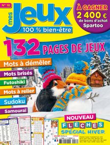 Jouez avec plus de 132 pages de jeux grâce à votre magazine Mes Jeux 100% Bien-Etre - Achat Magazine sur Divertistore
