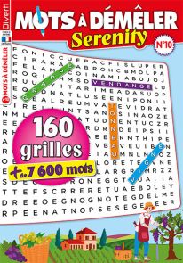 Que la sérénité soit avec vous en jouant avec Mots à Démêler Serenity n°10 de Diverti Editions