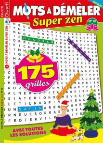 Moment de détente assuré avec ce nouveau numéro de Mots à Démêler Super Zen n°9  - Diverti Editions