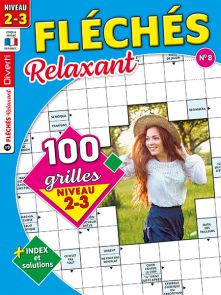 100 grilles de mots fléchés de niveau 2-3 avec index et solutions dans ce nouveau numéro de Fléchés Relaxant pour une pause détente. Achat magazine sur Divertistore