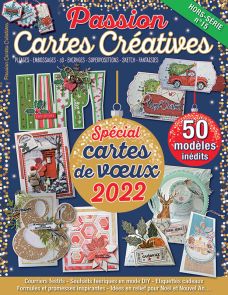 Spécial Vœux 2022 avec 48 planches de papiers et étiquettes - Passion Cartes Créatives Hors-Série n°15