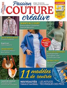 Passion Couture Créative n°46 - Inclus : vos patrons à taille réelle