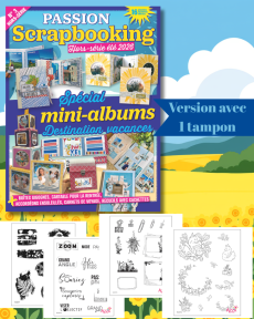 Spécial MINI-ALBUMS d'été Scrapbooking - Hors-série d'été 2026 + Tampon