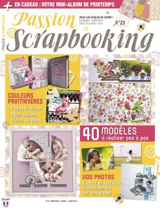 magazine passion scrapbooking scrap américain scrap européen mini-album clustering matchbook printemps