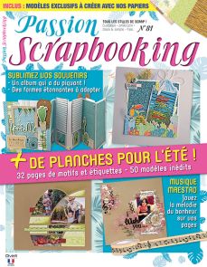 Passion Scrapbooking n°81 - Achat Diverti Store ruban musique souvenirs
