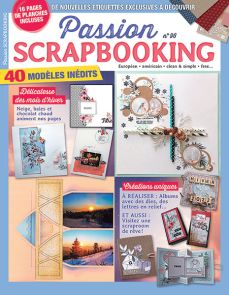 Le magazine Passion Scrapbooking n°96 + les planches de papiers créatifs