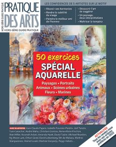 50 exercices à l'AQUARELLE magazine Pratique des Arts Hors-série 57 achat livres Diverti store