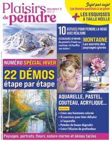 Plongez dans la magie de l’hiver avec Plaisirs de Peindre : paysages enneigés, portraits doux et conseils d’artistes pour sublimer la saison. Achat magazine sur Divertistore
