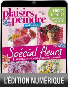 Dans ce guide spécial Fleurs retrouvez 20 démos étape par étape ainsi que les style : aquarelle, pastel, huile, acrylique. Achat magazine sur Divertistore