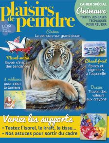 Plaisirs de peindre n°65 aquarelle pastel crayons de couleur