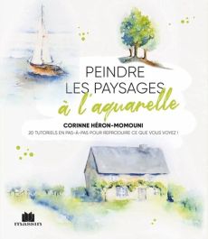 aquarelle pinceaux créativité paysages
