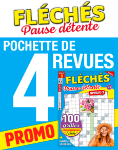 Pack de 3 mots fléchés Pause Détente + 1 numéro hors série - Diverti Editions
