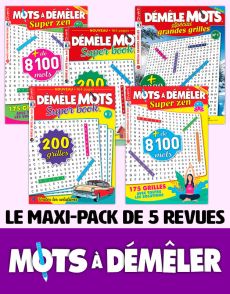 Le PACK DÉMÊLE MOTS 2020 - 5 revues