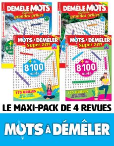 Pochette de 4 revues de MOTS MÊLÉS
