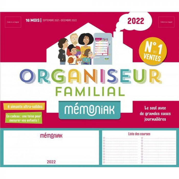 Organiseur familial Le Mémoniak - Edition 2022 - Nesk