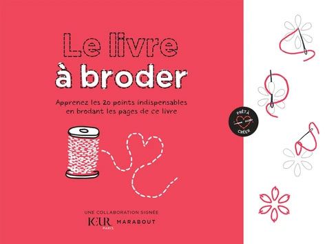 Livre De Broderie - Guide De Broderie Pour Débutants Avec Points De