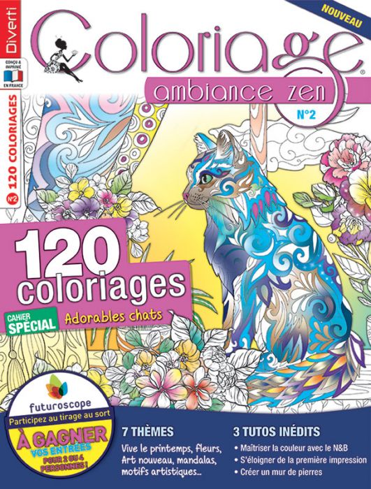 Coloriage Ambiance Zen 2 Cahier Special Adorables Chats
