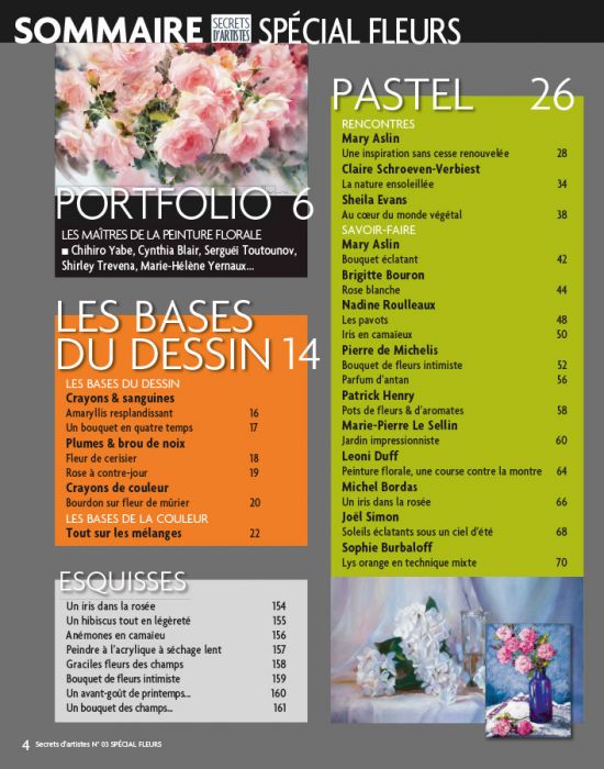 Le Guide Essentiel Des Fleurs Dessin Aquarelle Pastel Peinture à Lhuile