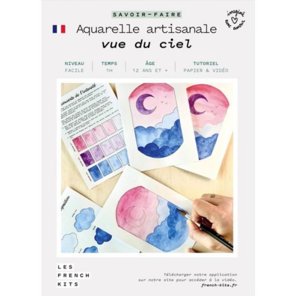 Kit papier Vide-poches DIY French Kits - Loisirs créatifs