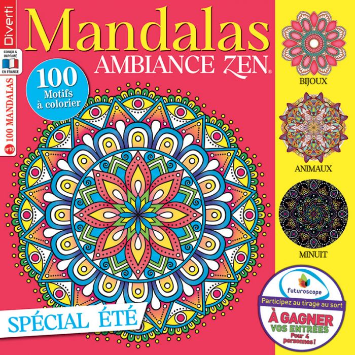 Mandala espace - Mandalas faciles (pour enfants)