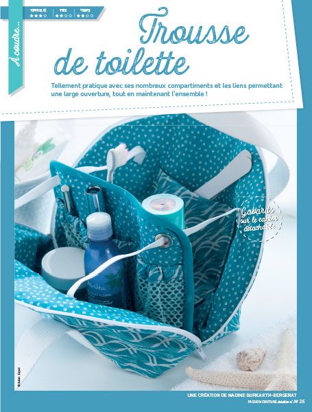 DIY couture : coudre une trousse de toilette - Marie Claire