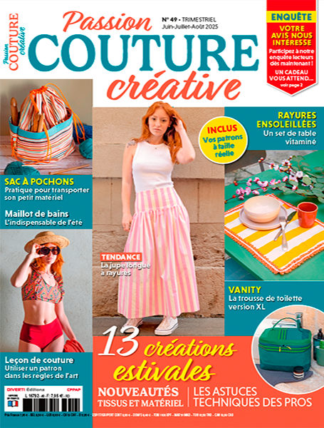 couverture de : Passion couture cr&eacute;ative