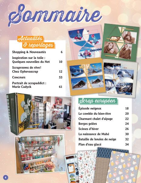 Le magazine Passion Scrapbooking n°96 + les planches de papiers