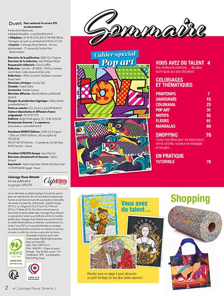 100 coloriages anti-stress - Magazine Coloriage Bien-être n°10 - Achat  livre divertistore.com