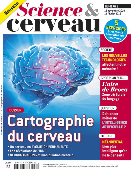 Science Et Cerveau Numéro 1 - Cartographie Du Cerveau